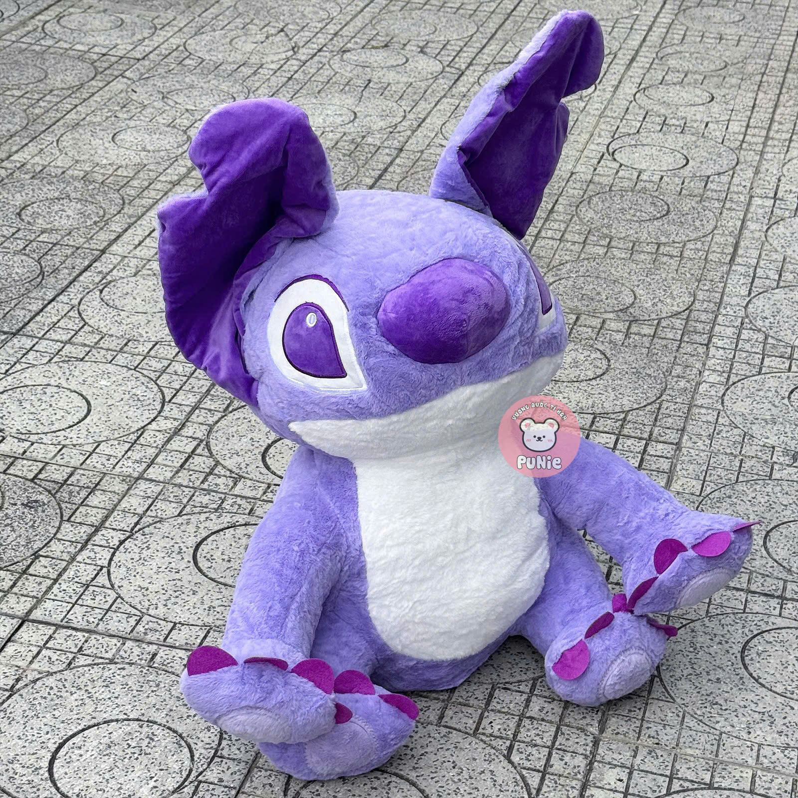 STITCH TÍM NGỒI 90CM