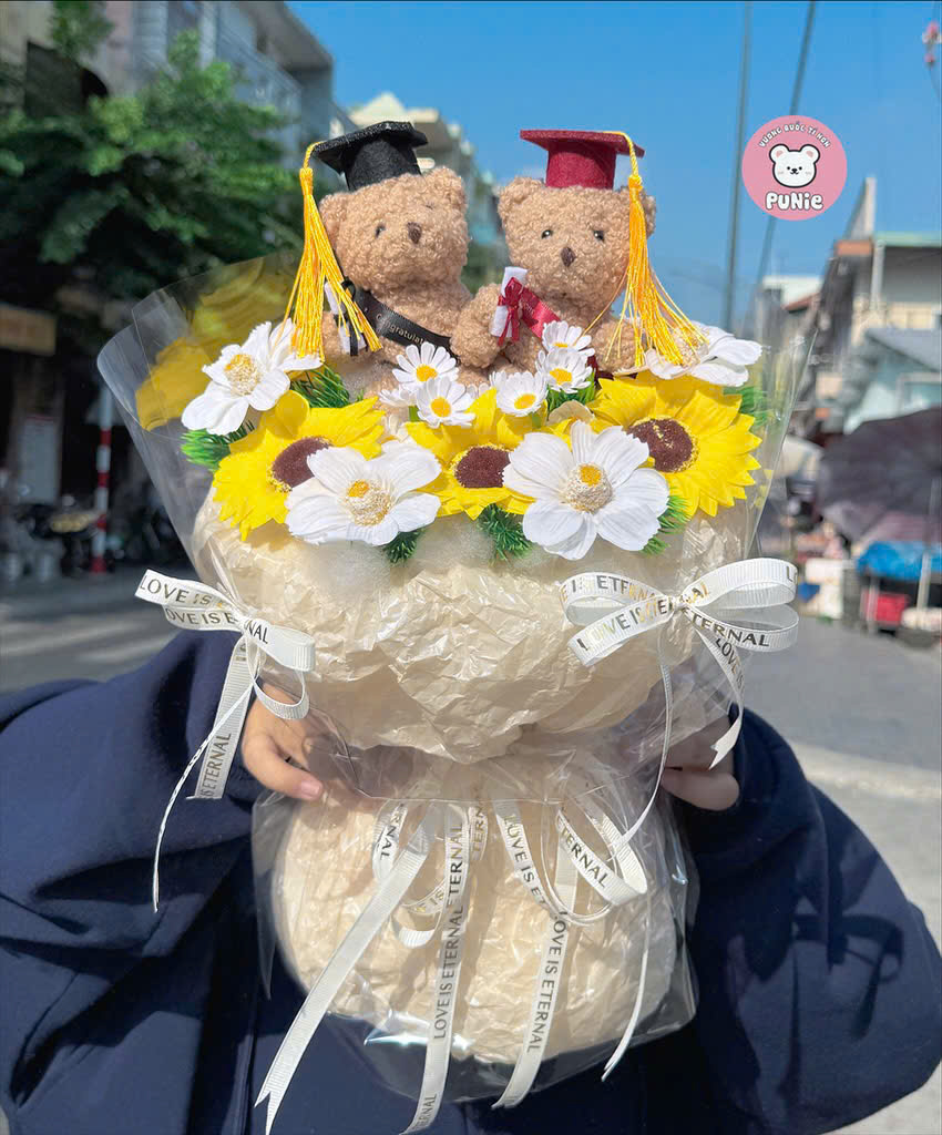 TN26-BÓ TỐT NGHIỆP 2 GẤU MINI 339K