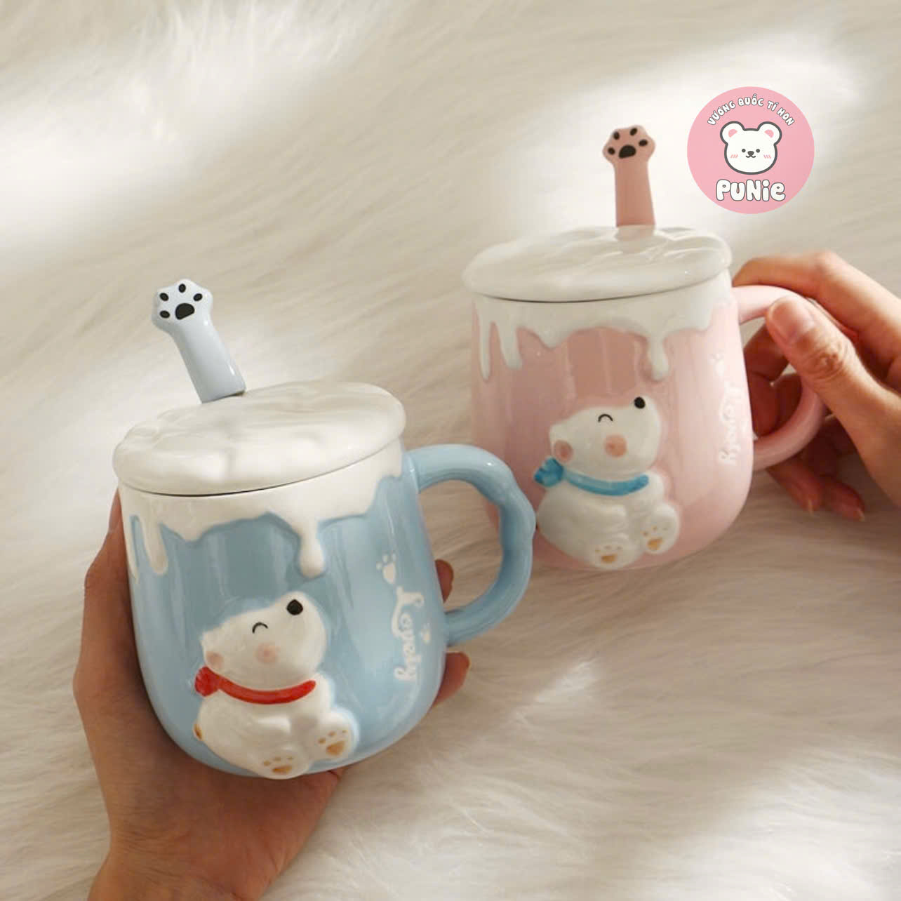 LY SỨ GẤU TUYẾT SNOW