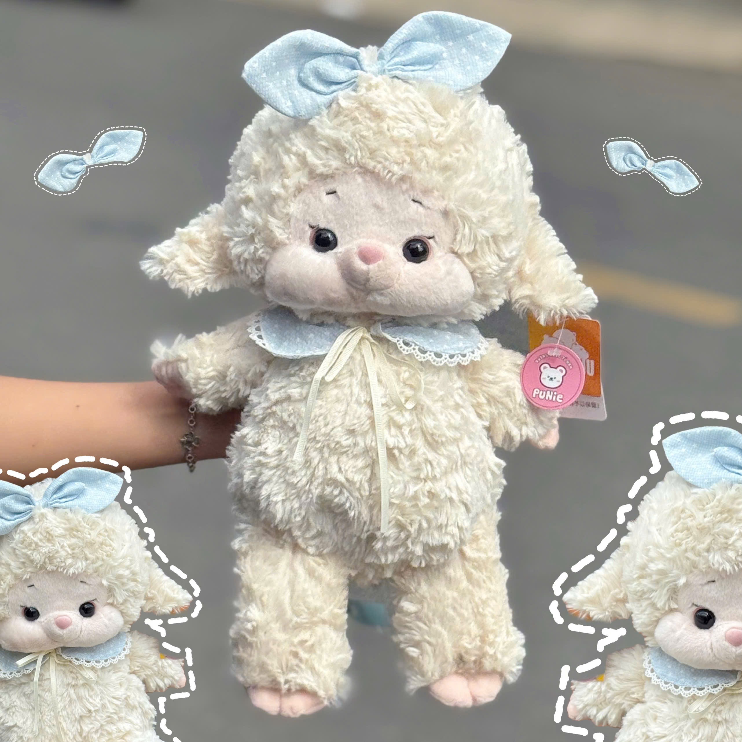 CỪU ĐEO NƠ YẾM 40CM