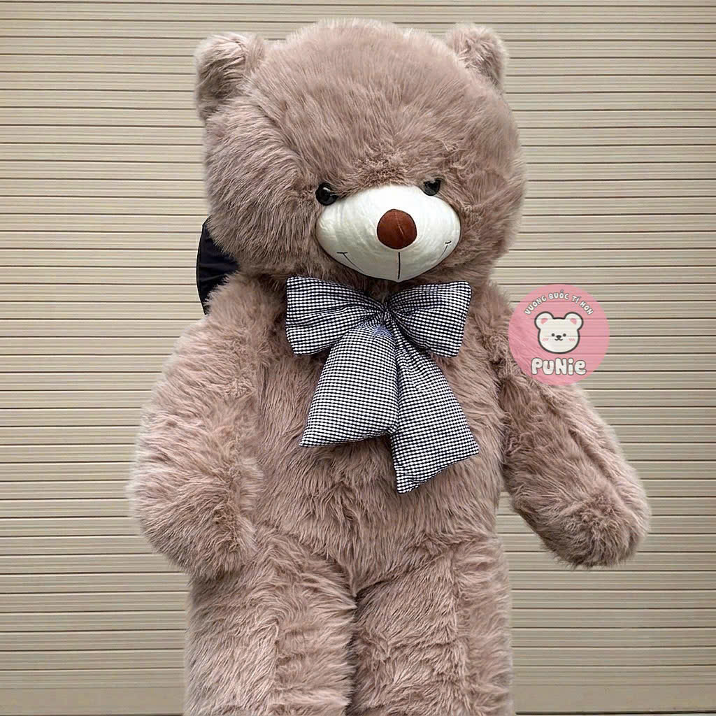 TEDDY LÔNG XÙ NÂU 1M3