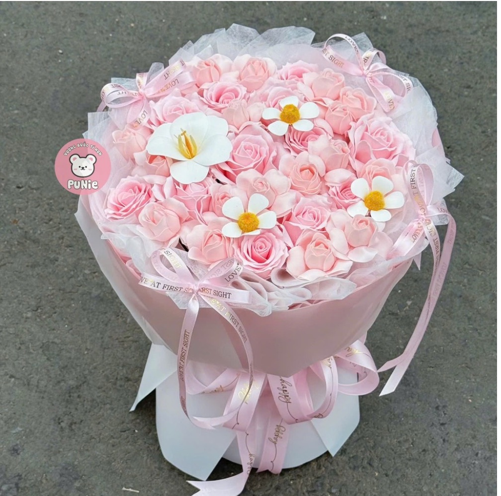 BÓ HOA HỒNG TỈ MUỘI TULIP SIZE TRUNG