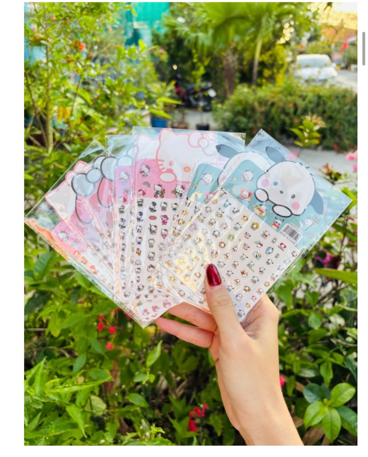 STICKER DÁN MÓNG KITTY MIX MẪU