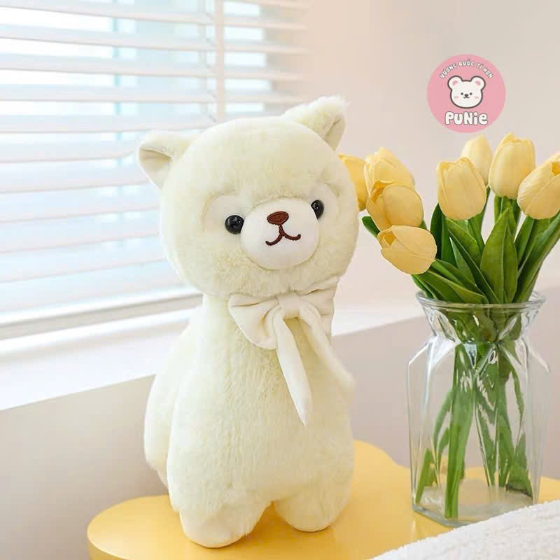 LẠC ĐÀ ĐEO YẾM CHERRY HỒNG 35CM QC