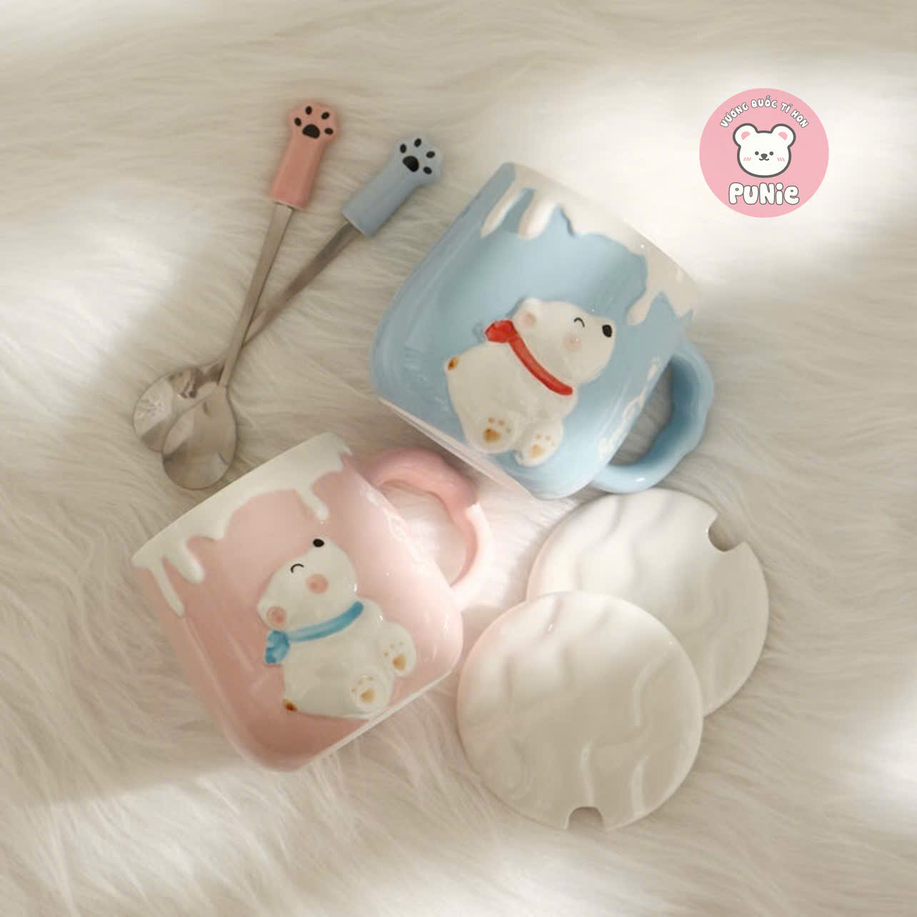LY SỨ GẤU TUYẾT SNOW