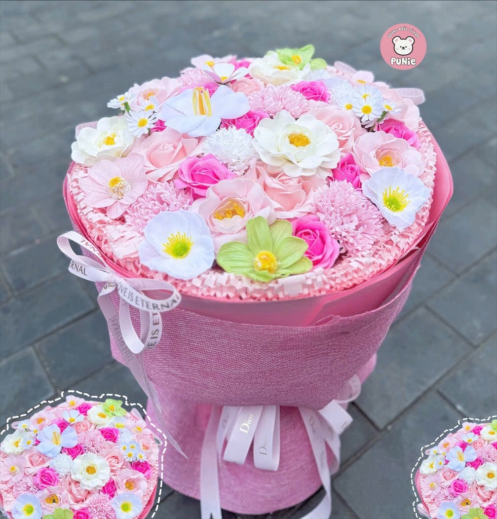 BÓ HOA GARDEN HỒNG MỚI 499K