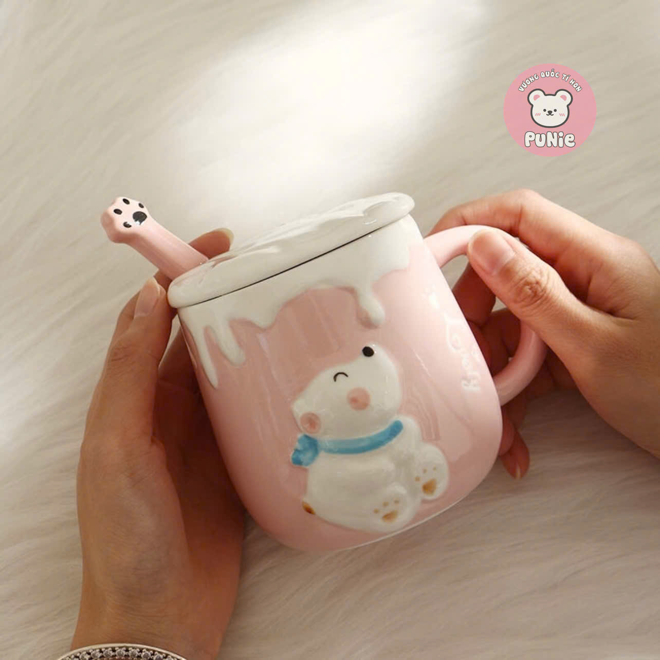 LY SỨ GẤU TUYẾT SNOW