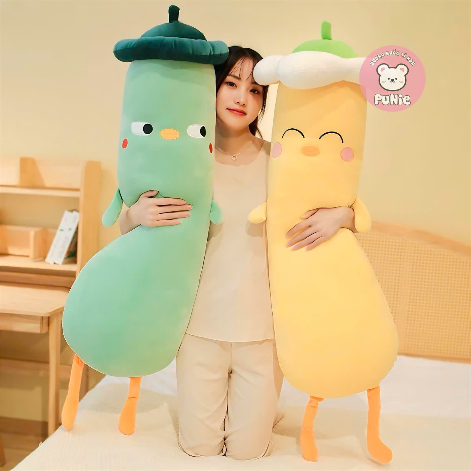 GỐI ÔM CẢI XANH 75CM