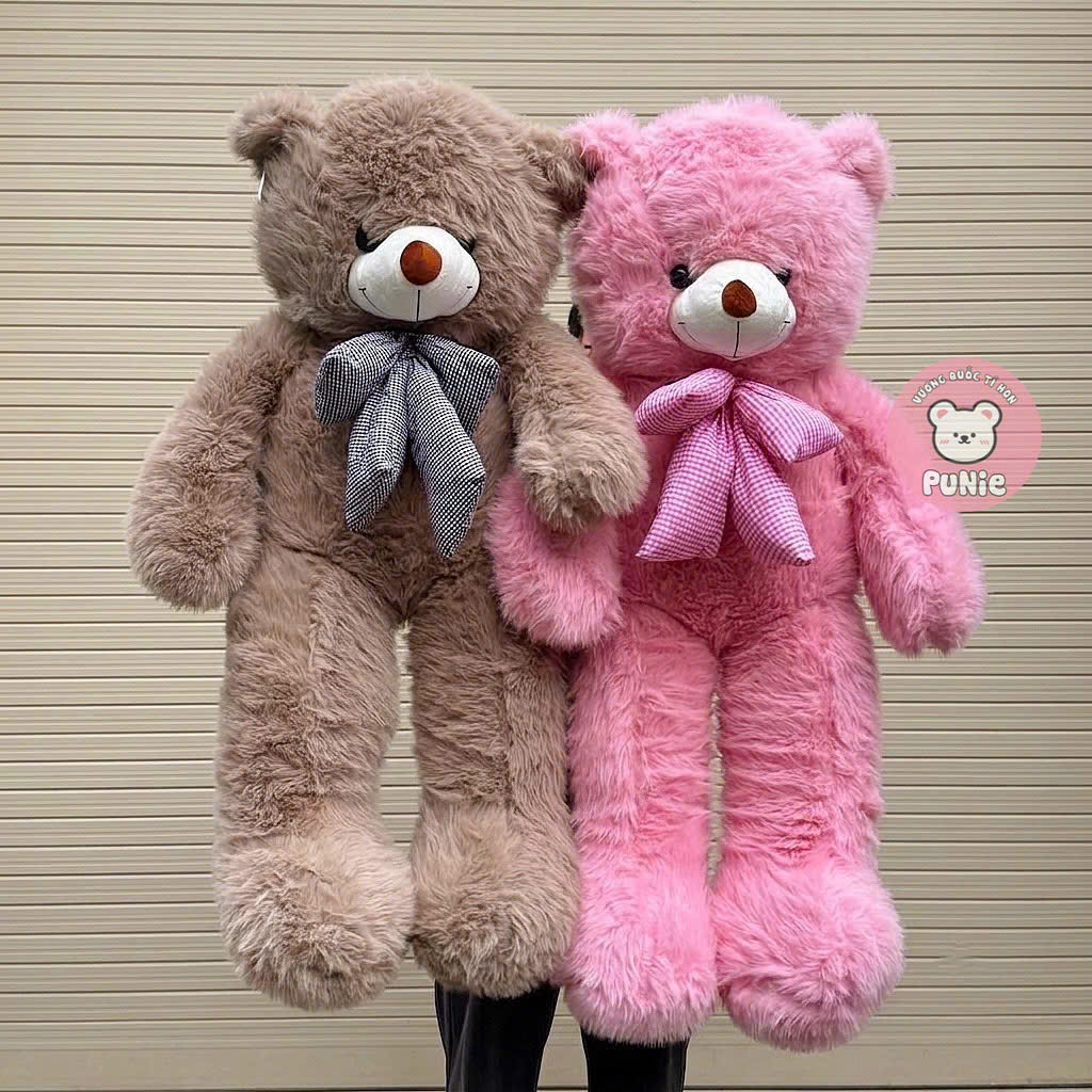 TEDDY LÔNG XÙ NÂU 1M3