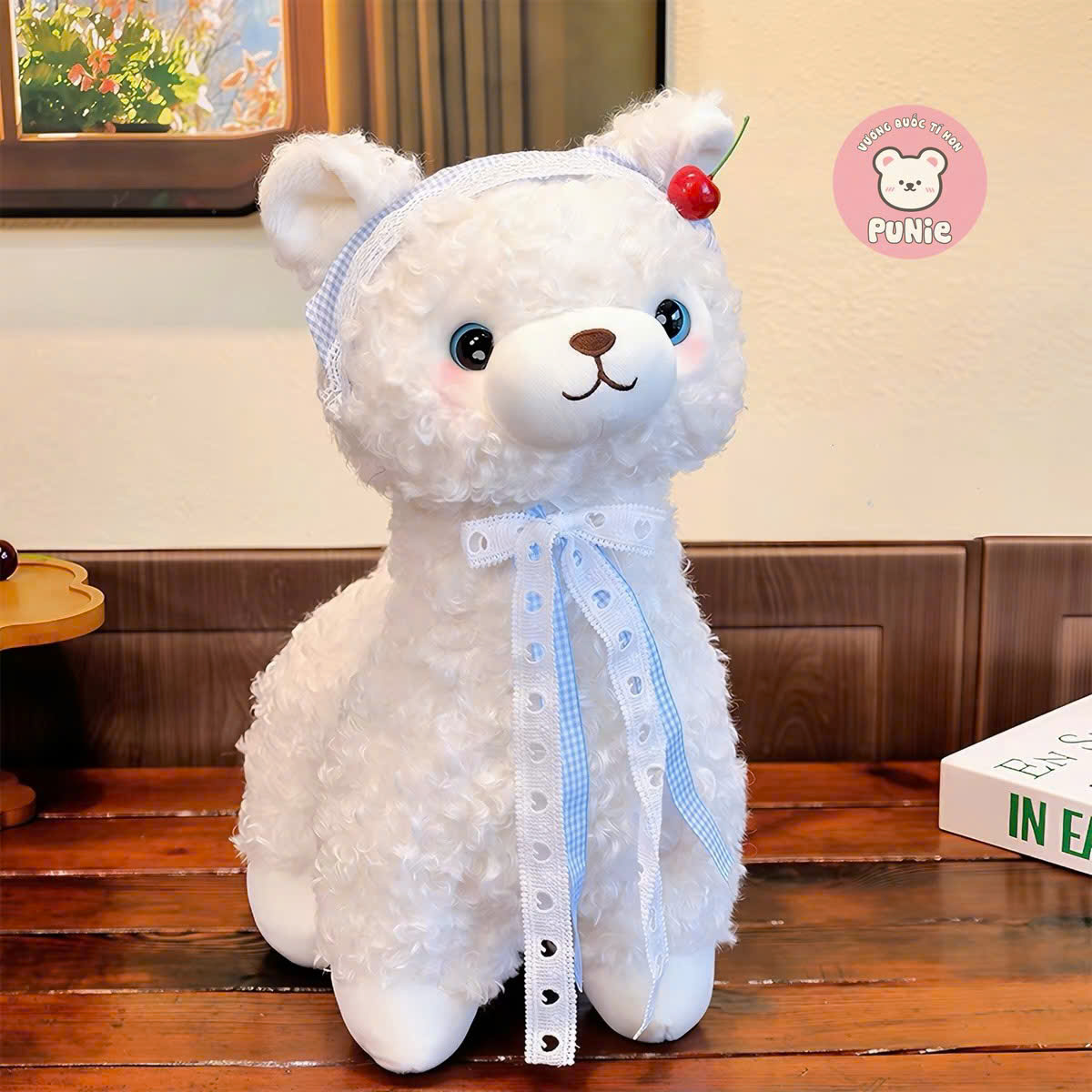 LẠC ĐÀ ĐEO YẾM CHERRY XANH 50CM QC