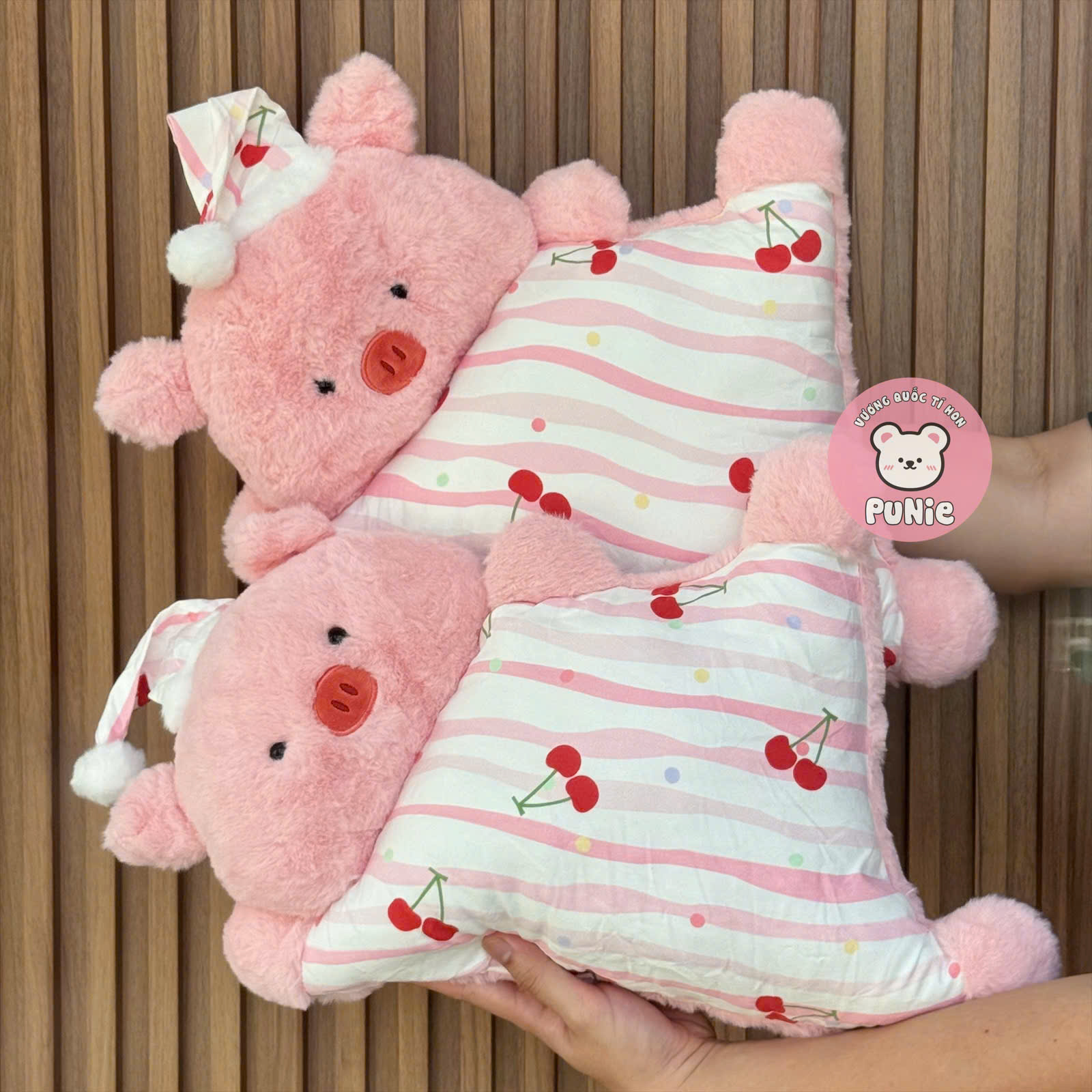 GỐI TỰA HEO NẰM HỒNG
