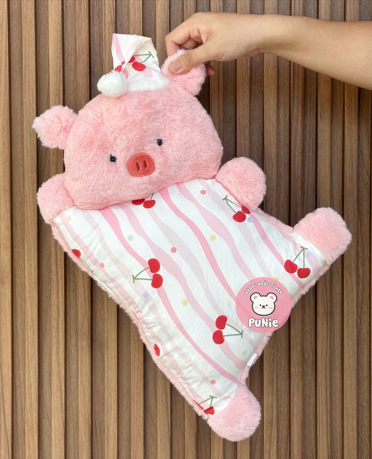 GỐI TỰA HEO NẰM HỒNG