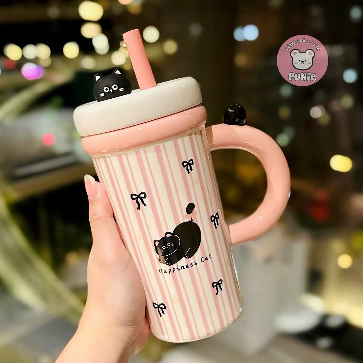 LY SỨ SỌC CARO THÚ NƠ