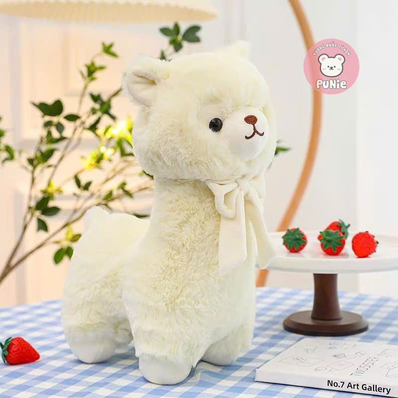 LẠC ĐÀ ĐEO YẾM CHERRY HỒNG 35CM QC
