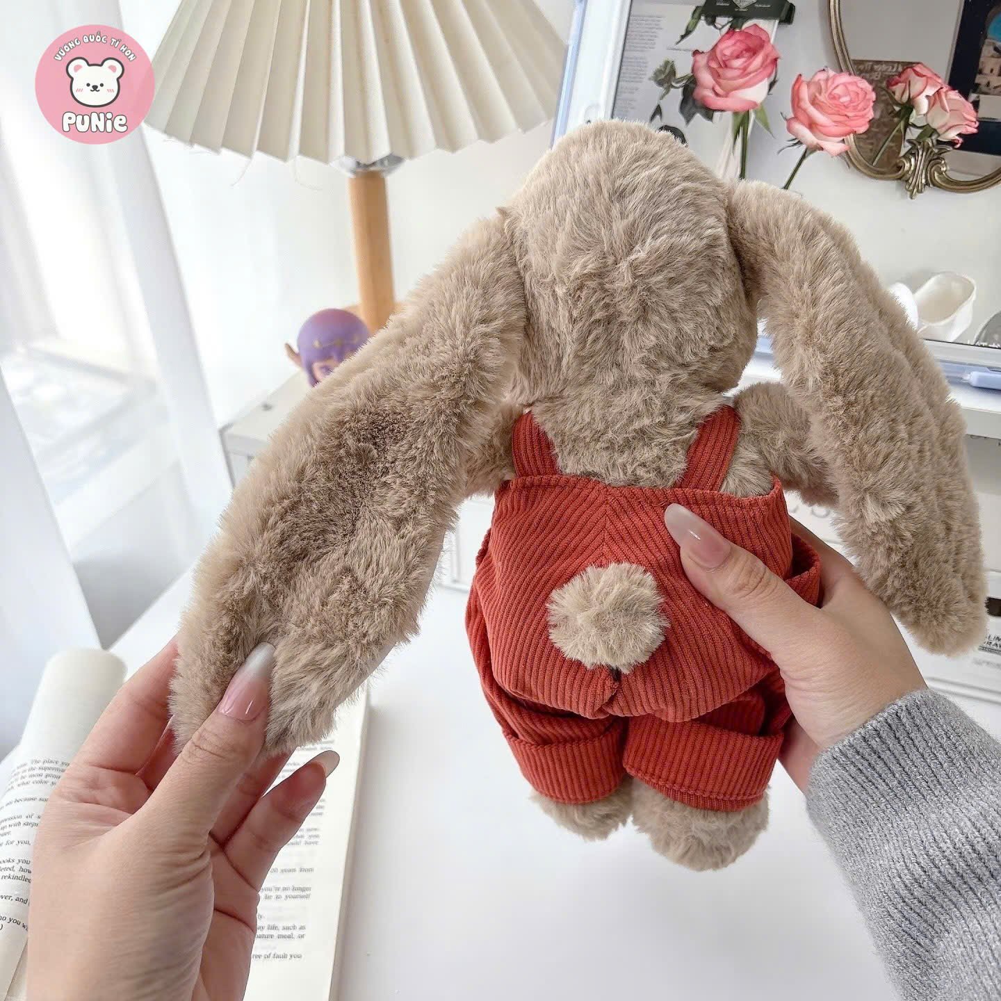 THỎ THƠM MẶC YẾM CAM 40CM