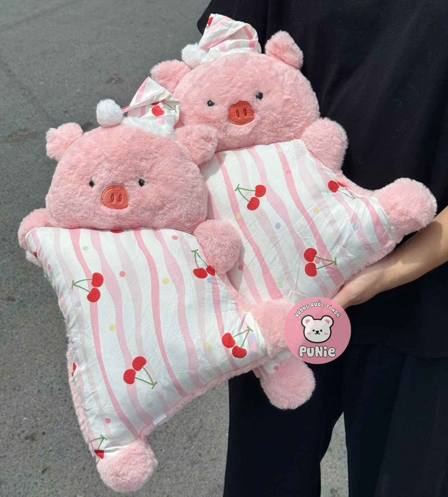 GỐI TỰA HEO NẰM HỒNG