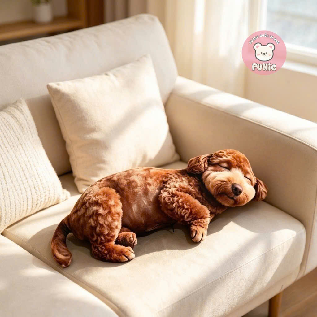 CÚN POODLE 3D 40CM QC
