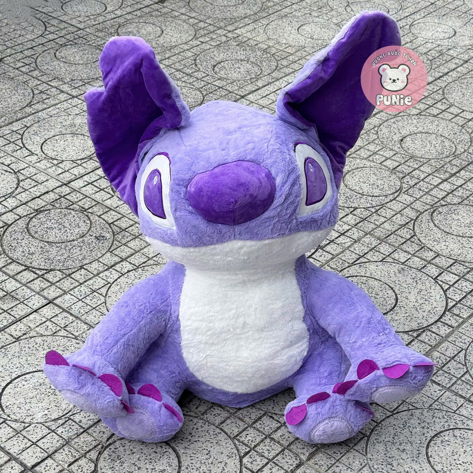 STITCH TÍM NGỒI 90CM