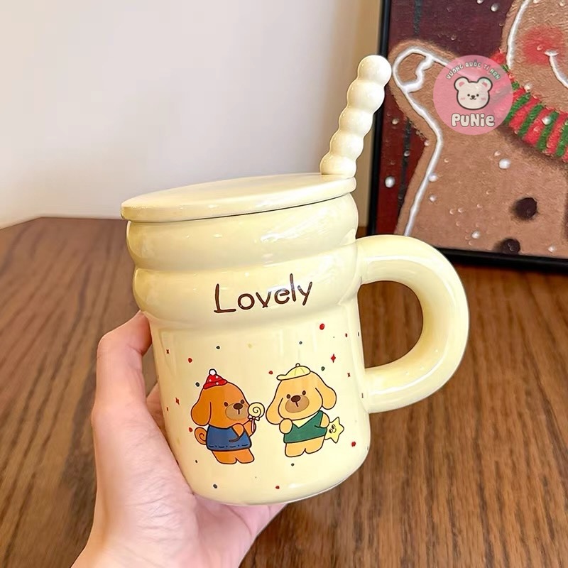 LY SỨ VÀNG CHÓ GẤU THỎ