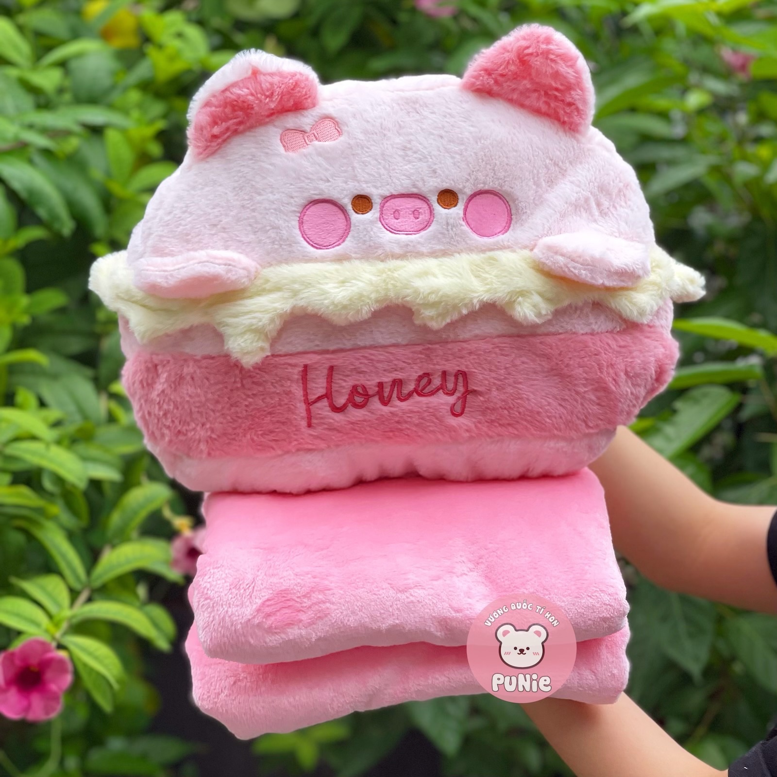 BỘ GỐI MỀN HEO HỒNG HONNEY
