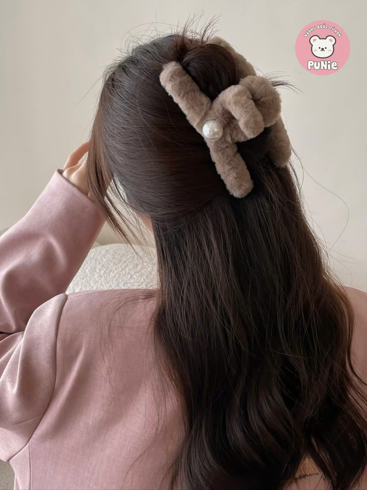 KẸP LÔNG ĐÍNH NGỌC TRAI