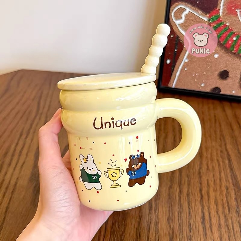 LY SỨ VÀNG CHÓ GẤU THỎ