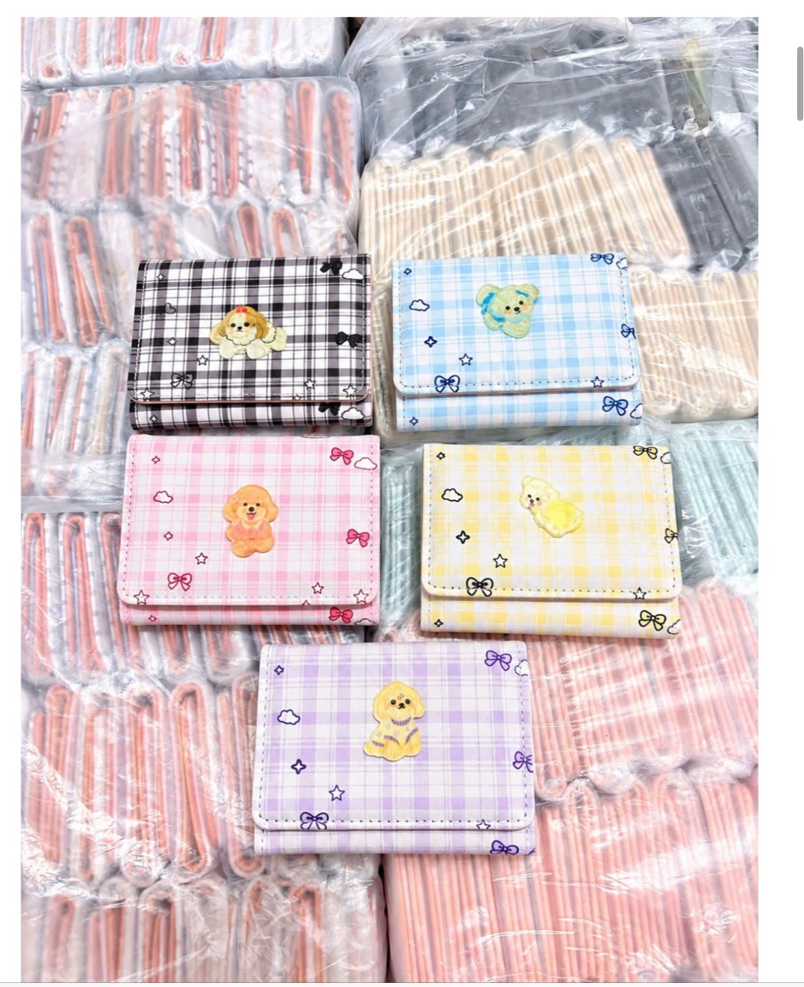 VÍ CẦM TAY CHARM CÚN