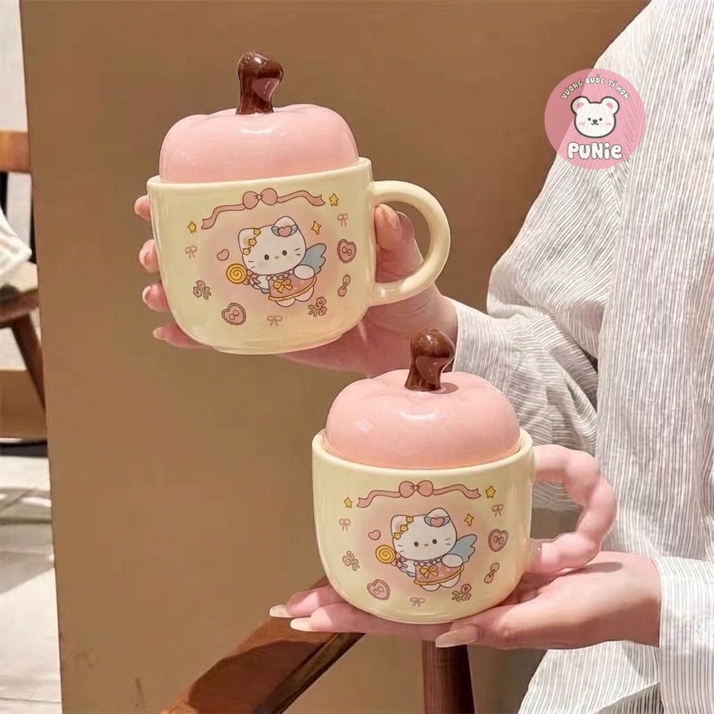 LY SỨ KITTY TÁO HỒNG