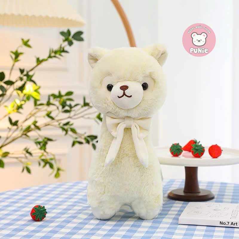 LẠC ĐÀ ĐEO YẾM CHERRY HỒNG 35CM QC