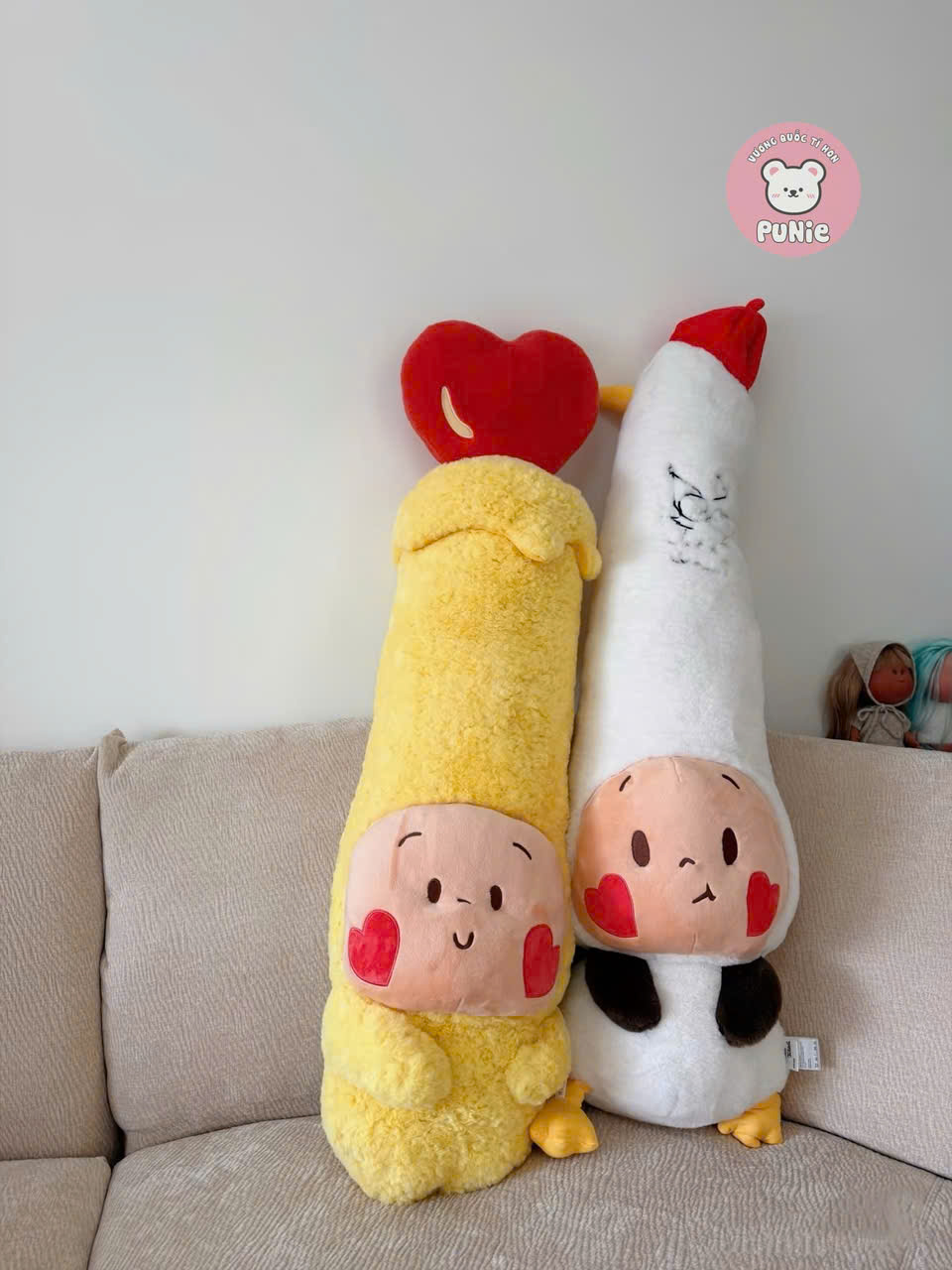 GẤU BÔNG GỐI ÔM TWINKLE NẾN VÀNG 95CM