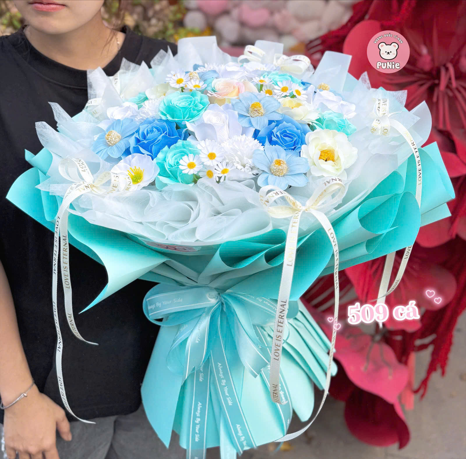 QTPN26-BÓ HOA XANH BIỂN