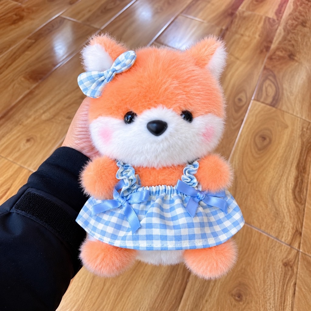 CÁO CAM MINI MANG VÁY KẺ