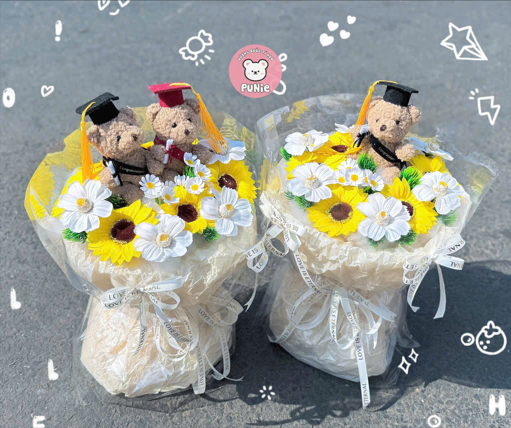 TN26-BÓ 1 GẤU MINI TỐT NGHIỆP 259K