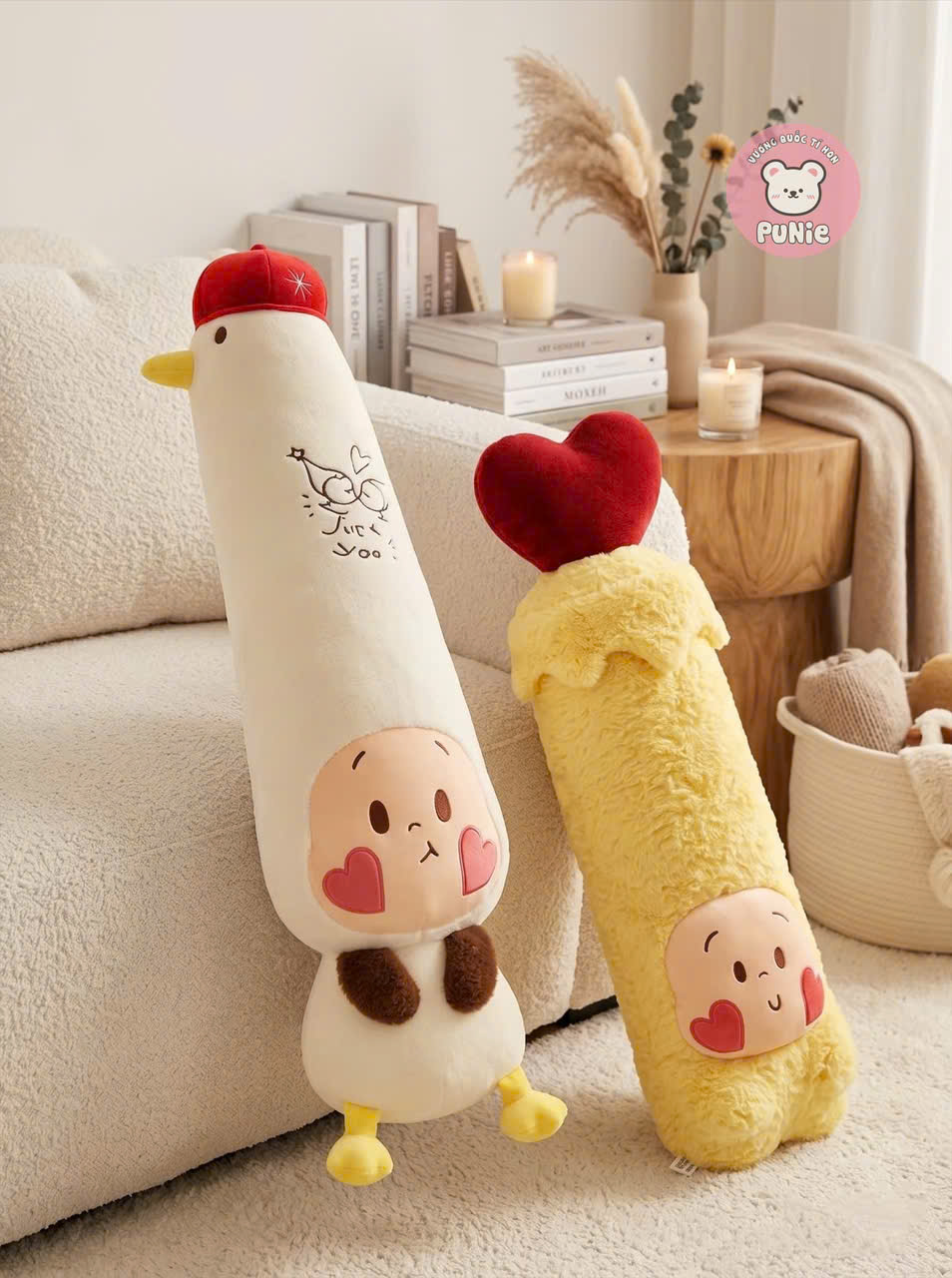 GẤU BÔNG GỐI ÔM TWINKLE NẾN VÀNG 95CM